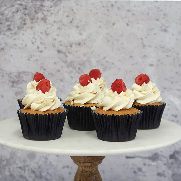 Raspberry & White Chocolate Cupcakes
