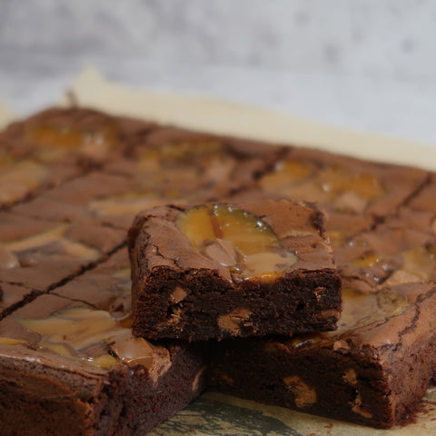 Salted Caramel Brownie Box