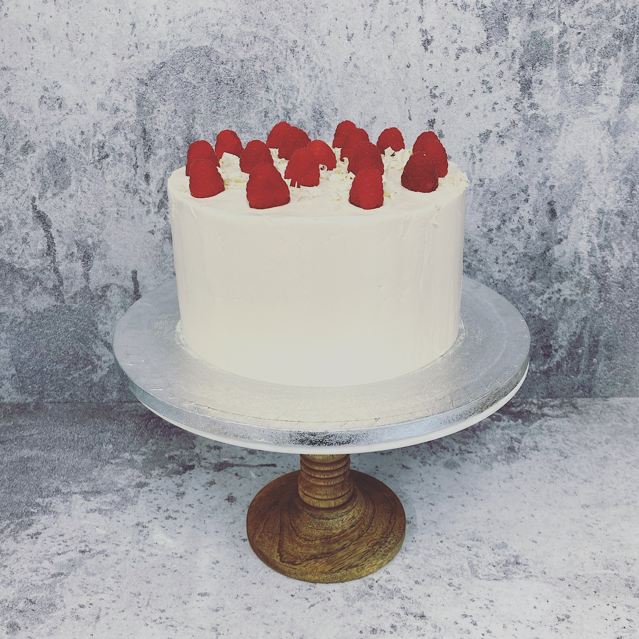 Raspberry & White Chocolate Layer Cake