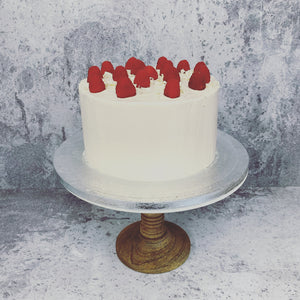 Raspberry & White Chocolate Layer Cake