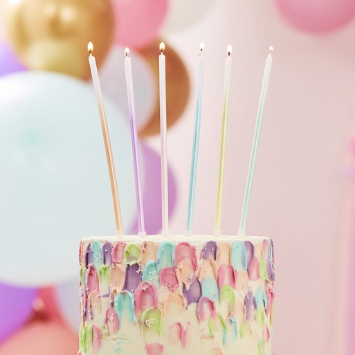 Tall Ombre Cake Candles