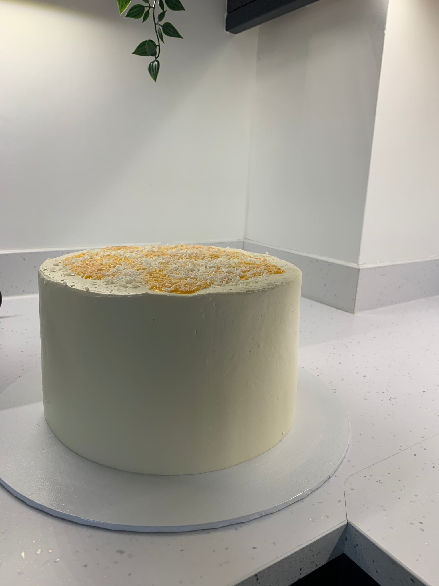 Coconut & Passionfruit Cake